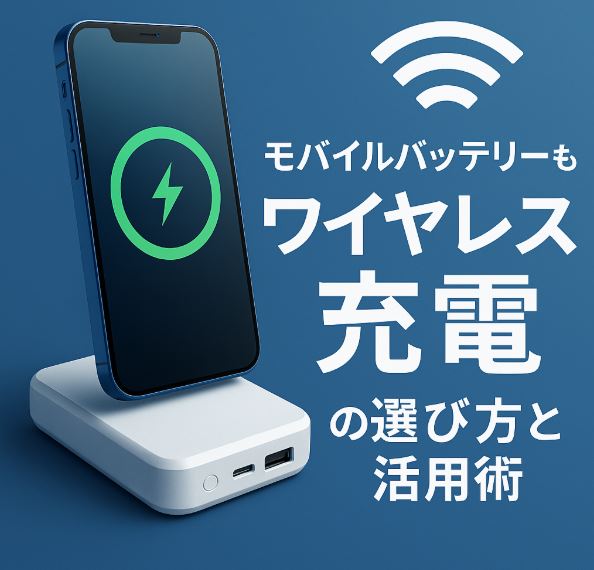 モバイル バッテリー を ワイヤレス 充電 する