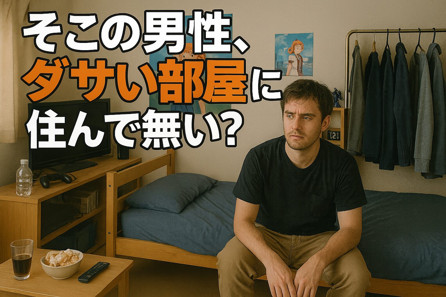ダサい部屋　男