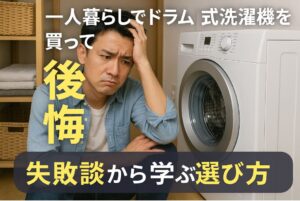 一人暮らし ドラム式 後悔