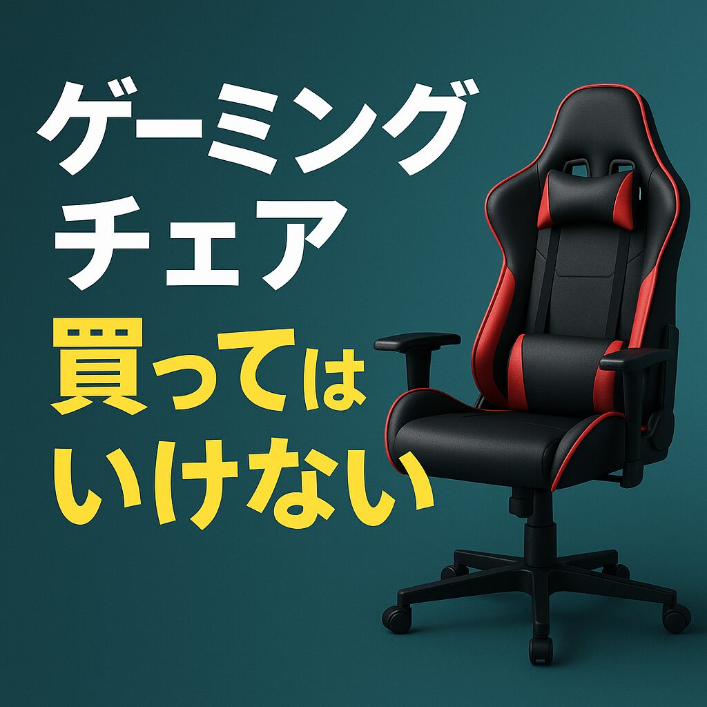ゲーミングチェア買っては いけない