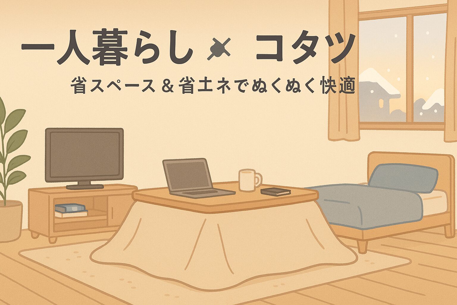一人暮らし　コタツ　こたつ