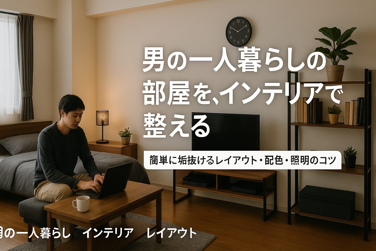 男の一人暮らし インテリア