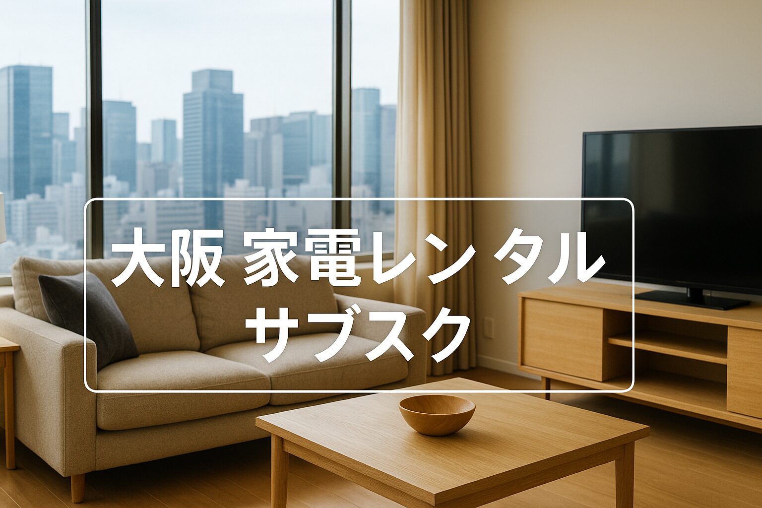 大坂 家具 レンタル サブスク