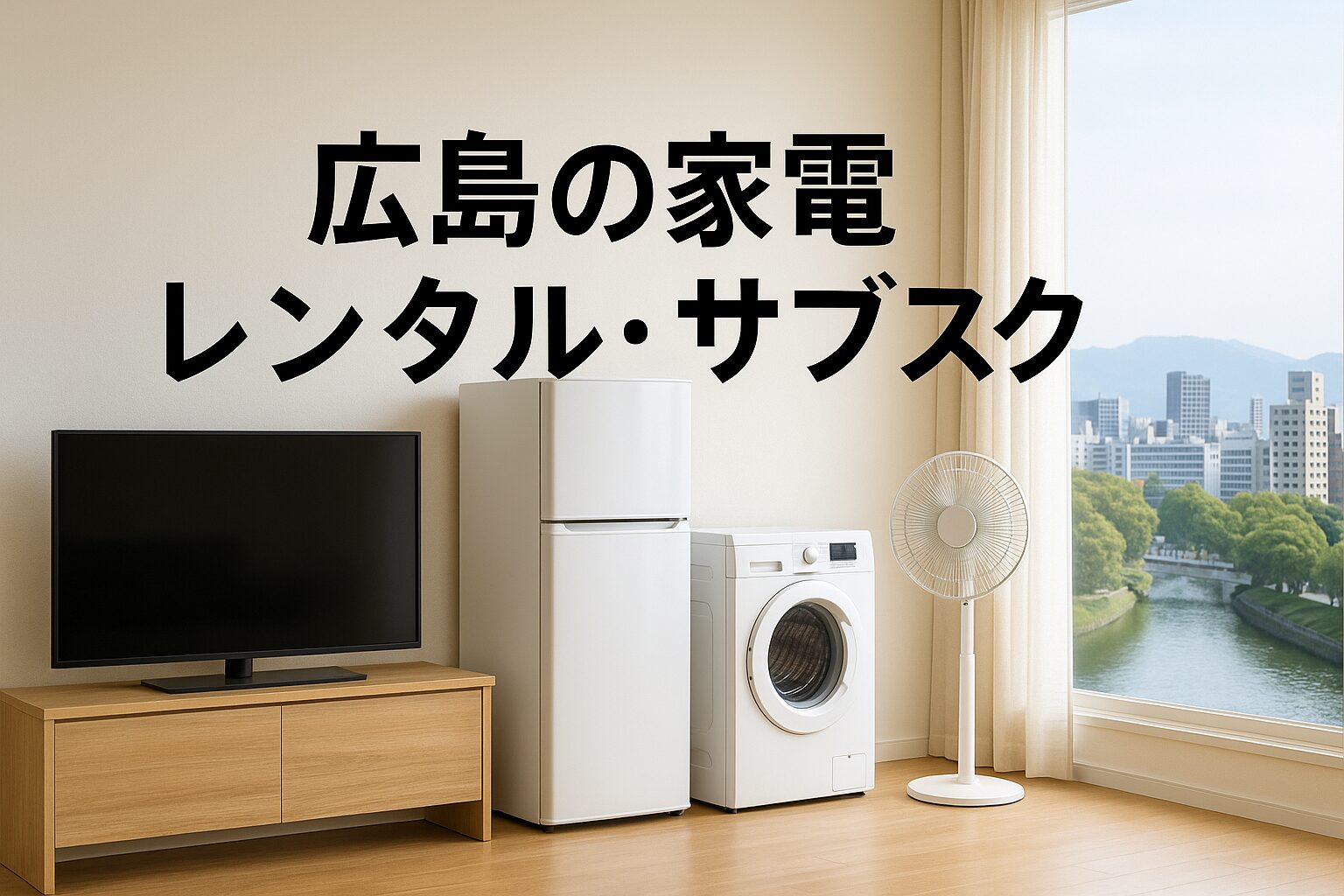 広島 家電 サブスク レンタル