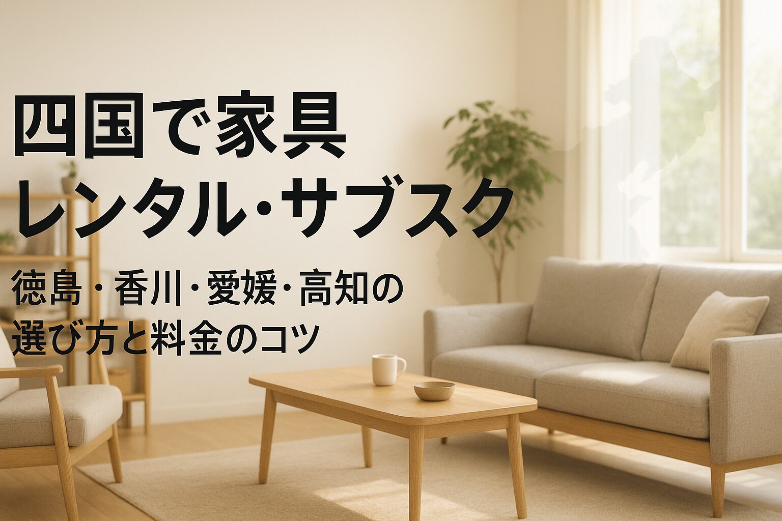 四国 家具 レンタル サブスク