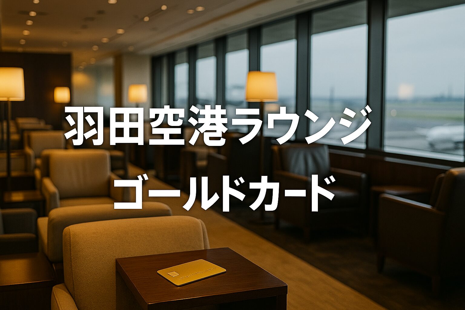 羽田空港ラウンジ ゴールドカード