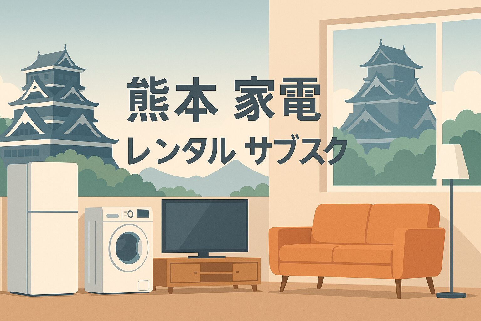 熊本,家電,レンタル,サブスク