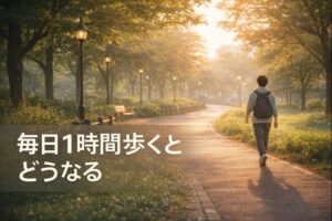 毎日1時間歩くとどうなる