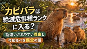 カピパラ 絶滅危惧種ランク