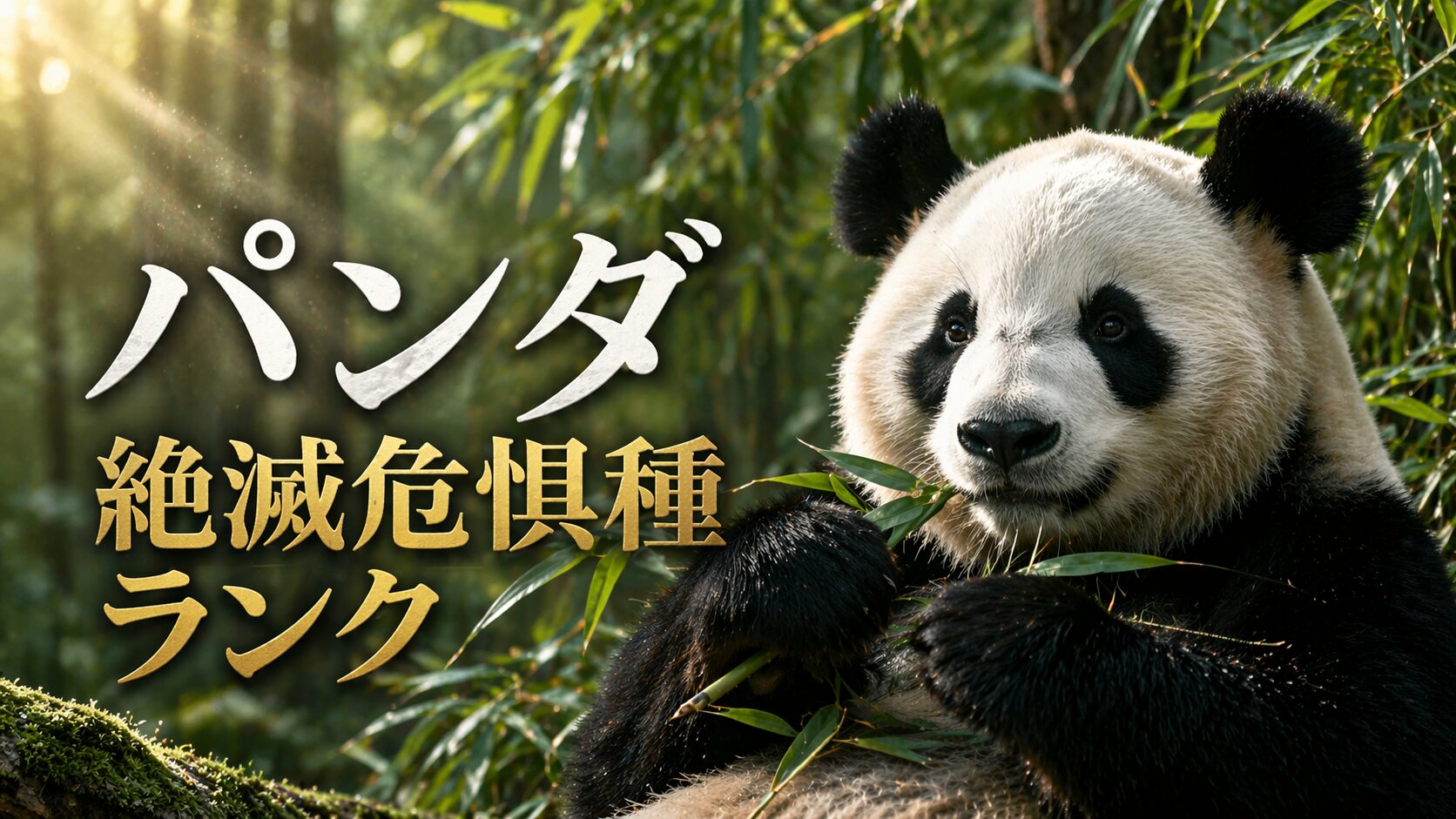 パンダ 絶滅危惧種ランク